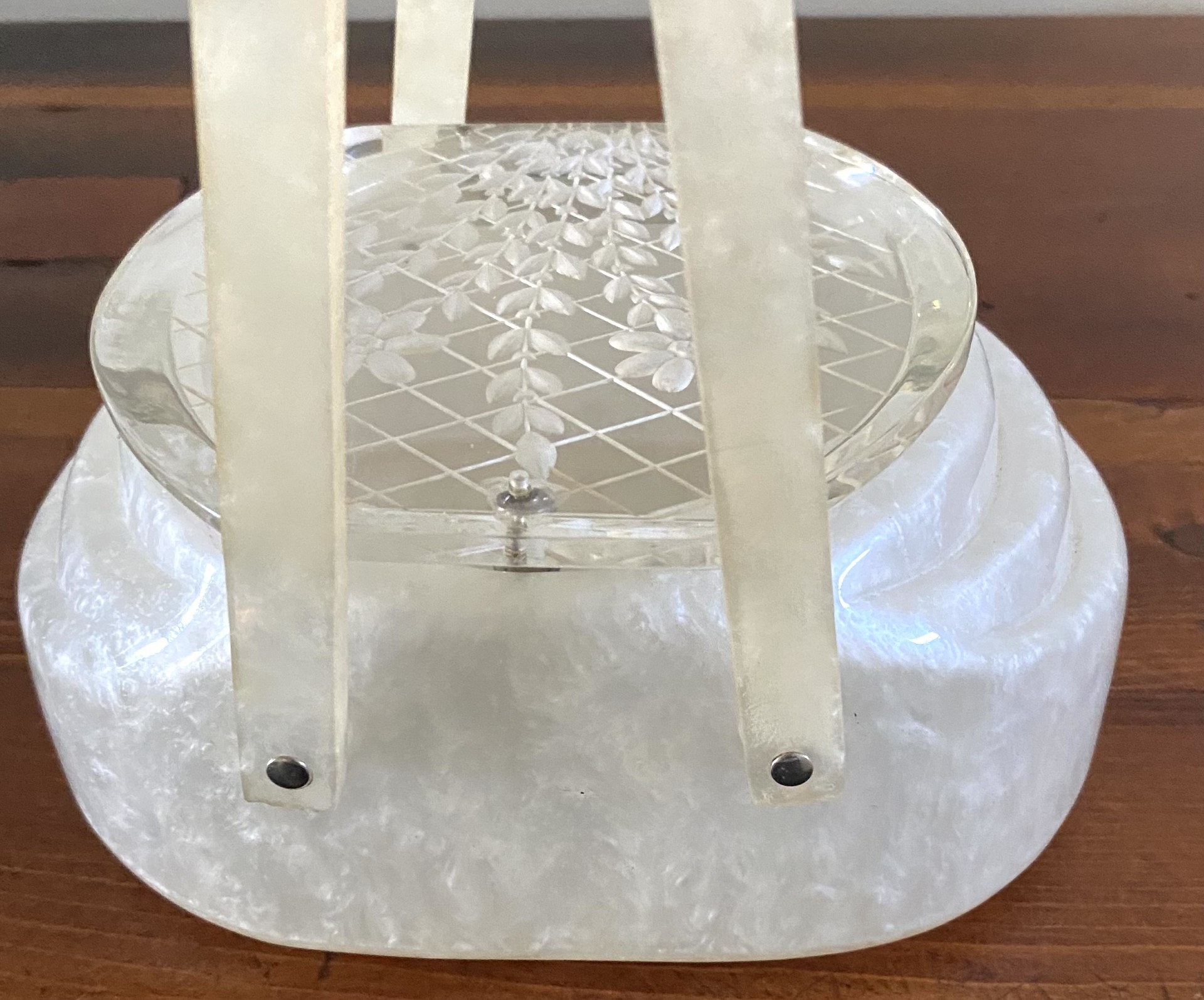 Mid-Century Lucite Purse